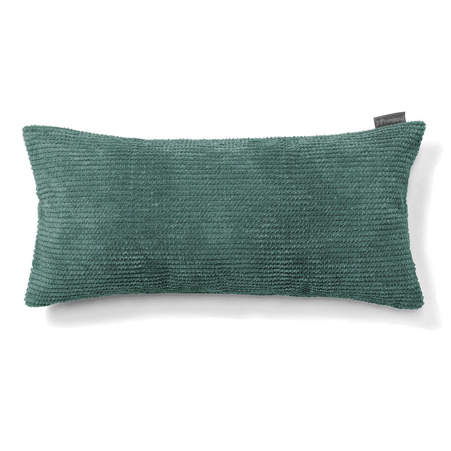 XL Rectangular Support Cushion Cover 40 x 70cm - Pom Pom Emerald Green 01