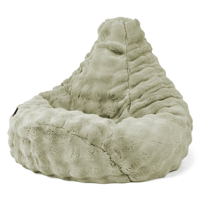 highback-bean-bag-chair-bubble-faux-fur-sage-green 01