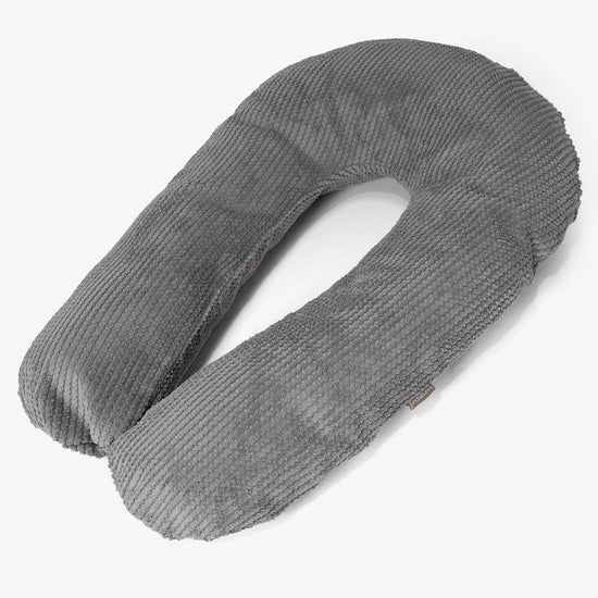 Hug Pillow - Pom Pom Charcoal 01