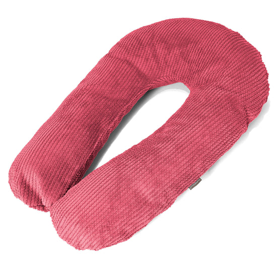 Hug Pillow - Pom Pom Pastel Red 01