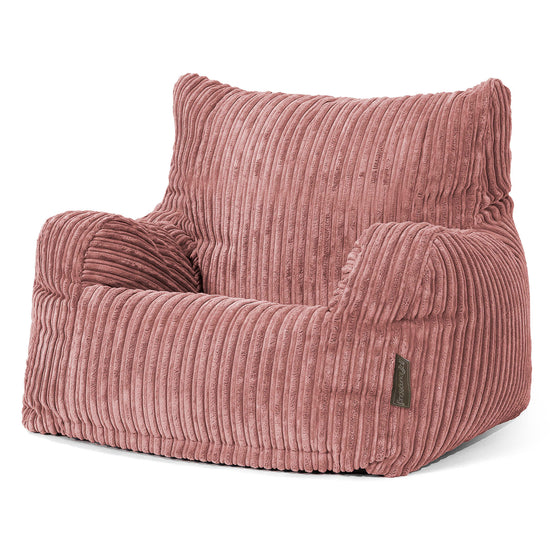 Josephine Bean Bag Armchair - Cord Peach 01