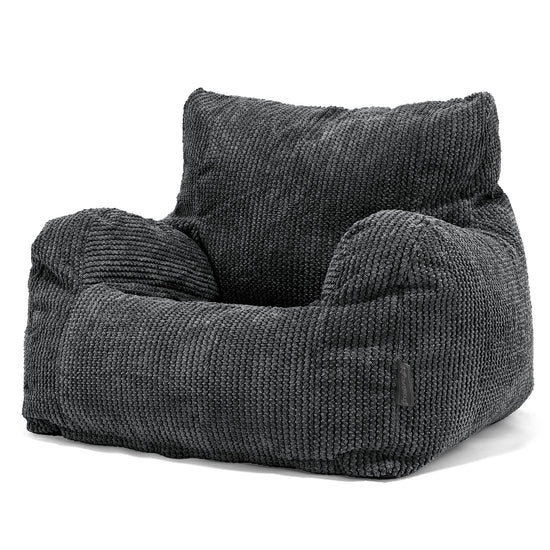 Josephine Bean Bag Armchair - Pom Pom Black 01
