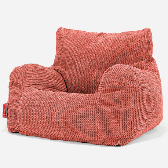Josephine Bean Bag Armchair - Pom Pom Pumpkin Orange 01