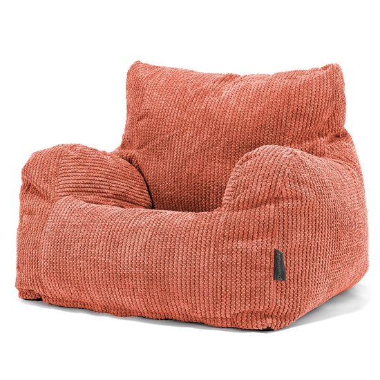 Josephine Bean Bag Armchair - Pom Pom Pumpkin Orange 01