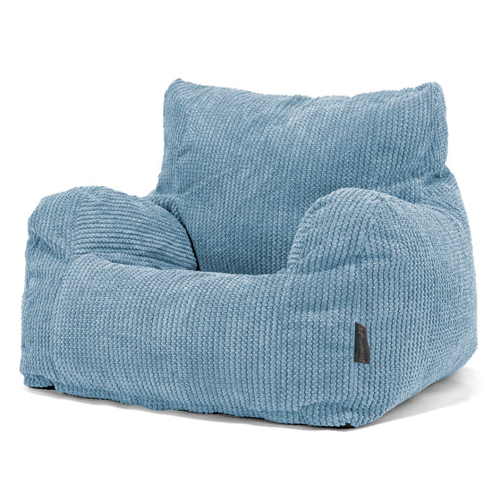 Josephine Bean Bag Armchair - Pom Pom Sky Blue 01