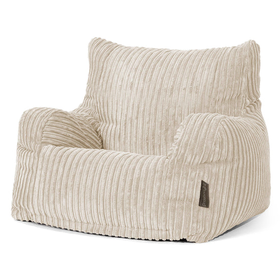 Josephine Bean Bag Armchair - Cord Cream 01