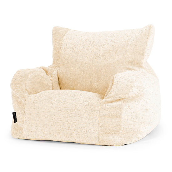 Josephine Bean Bag Armchair - Cord Ivory 01