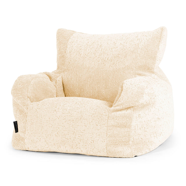 Josephine Bean Bag Armchair - Cord Ivory 01