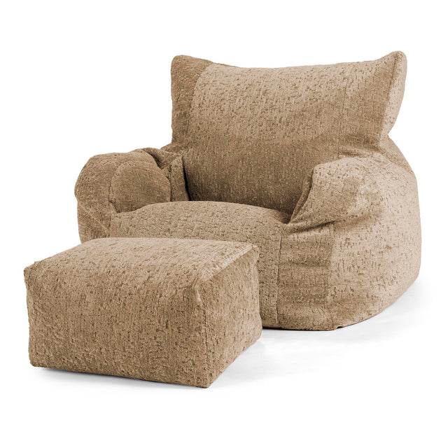 Josephine Bean Bag Armchair - Cord Mink 02