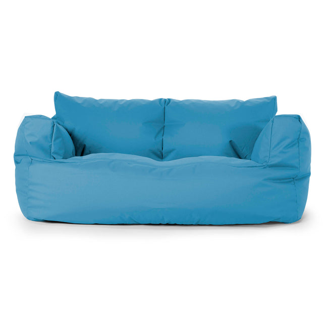 Josephine Sofa Bean Bag - Outdoor Easy Care Turquoise Blue 01