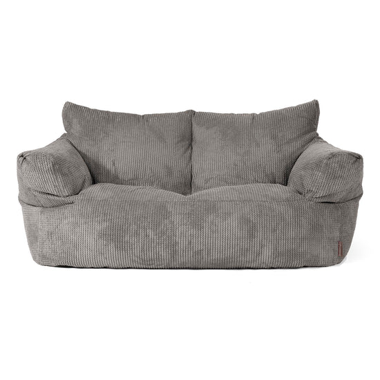Josephine Sofa Bean Bag - Pom Pom Charcoal Grey 01
