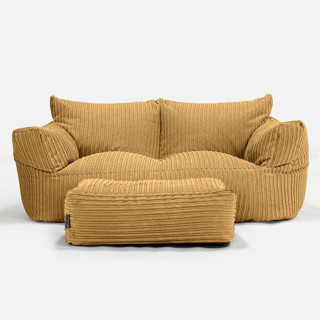 Josephine Sofa Bean Bag - Cord Golden Honey 02