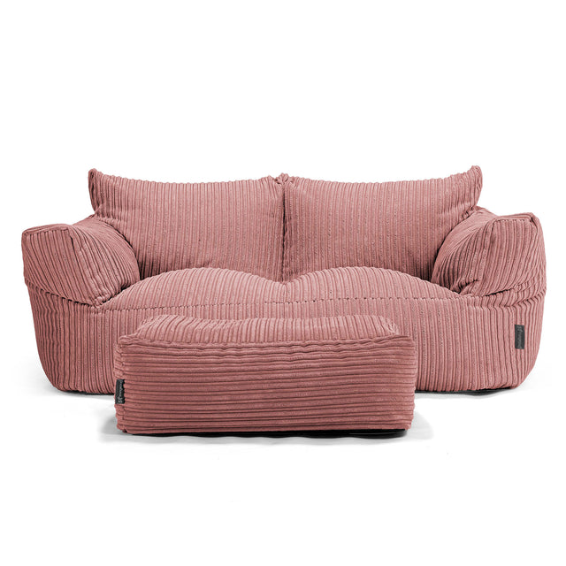 Josephine Sofa Bean Bag - Cord Peach 02