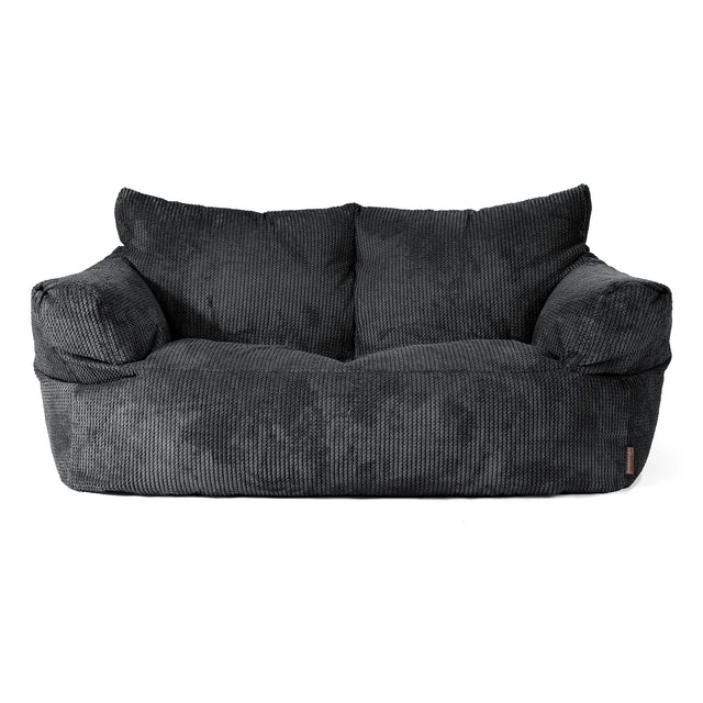 Josephine Sofa Bean Bag - Pom Pom Black 01