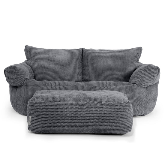 Josephine Sofa Bean Bag - Pom Pom Black 02