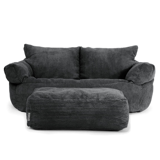 Josephine Sofa Bean Bag - Pom Pom Black 02