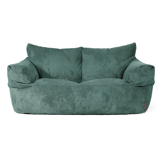Josephine Sofa Bean Bag - Pom Pom Emerald Green 01