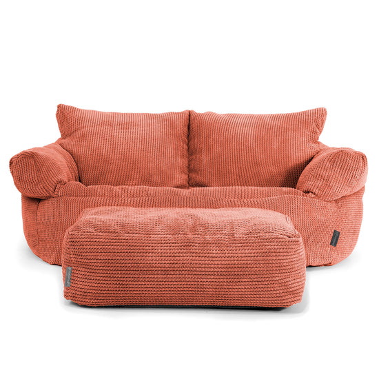 Josephine Sofa Bean Bag - Pom Pom Pumpkin Orange 02