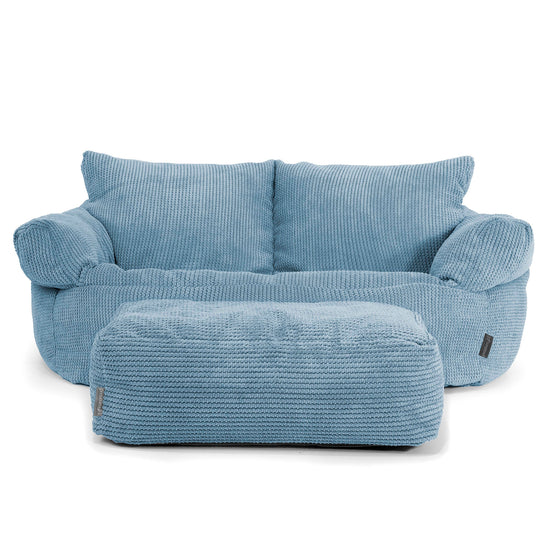 Josephine Sofa Bean Bag - Pom Pom Sky Blue 02