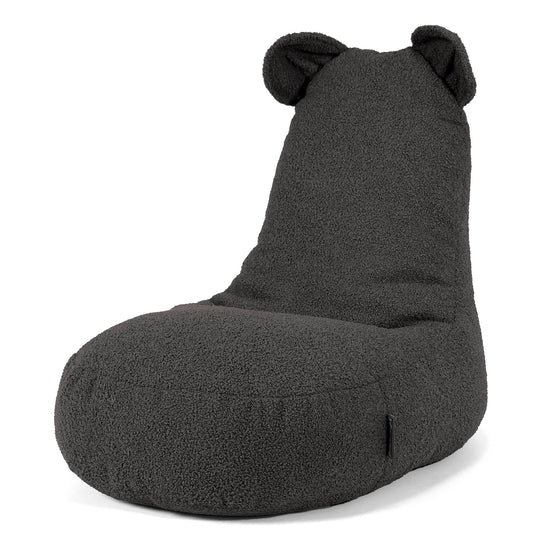 Childs Animal Chair Bear - Boucle Graphite 01