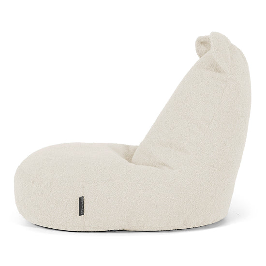 Childs Animal Chair Bear - Boucle Ivory 02