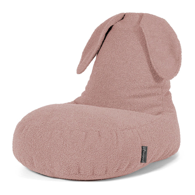 Childs Animal Chair Rabbit - Boucle Pink 01