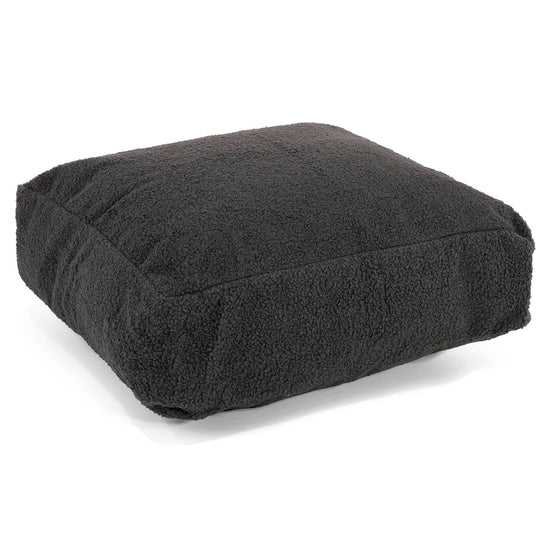 Large Floor Cushion - Boucle Graphite Grey 01