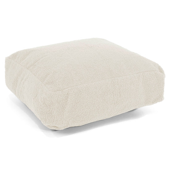 Large Floor Cushion - Boucle Ivory 01
