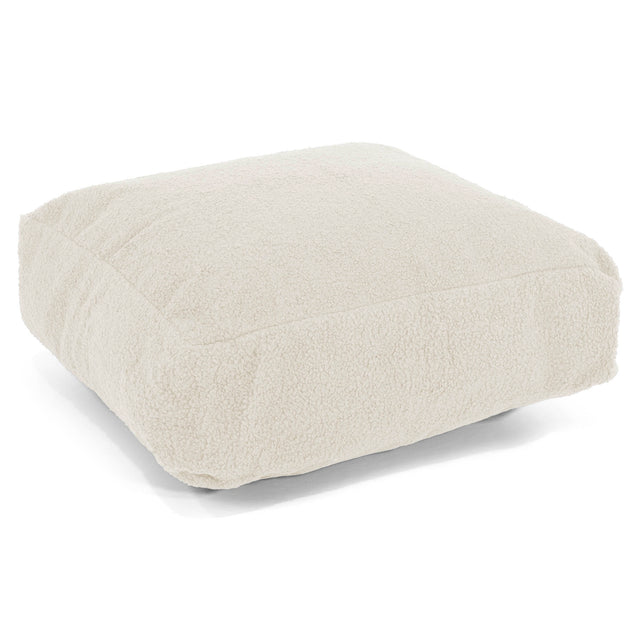 Large Floor Cushion - Boucle Ivory 01