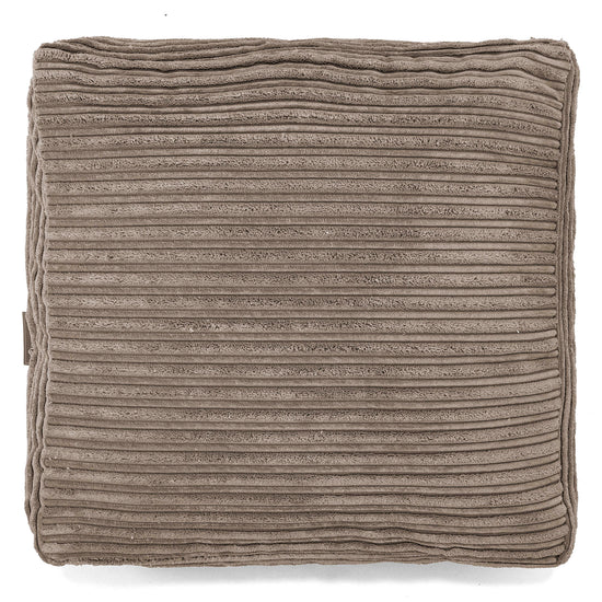 Large Floor Cushion - Cord Dovetail Grey 03