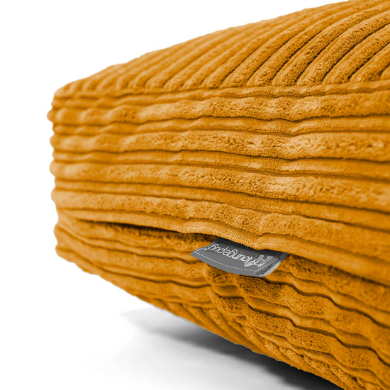 Large Floor Cushion - Cord Golden Honey 02
