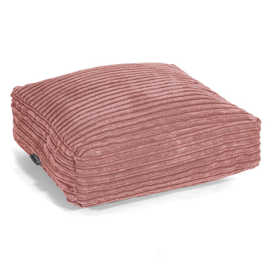 Large Floor Cushion - Cord Peach 01
