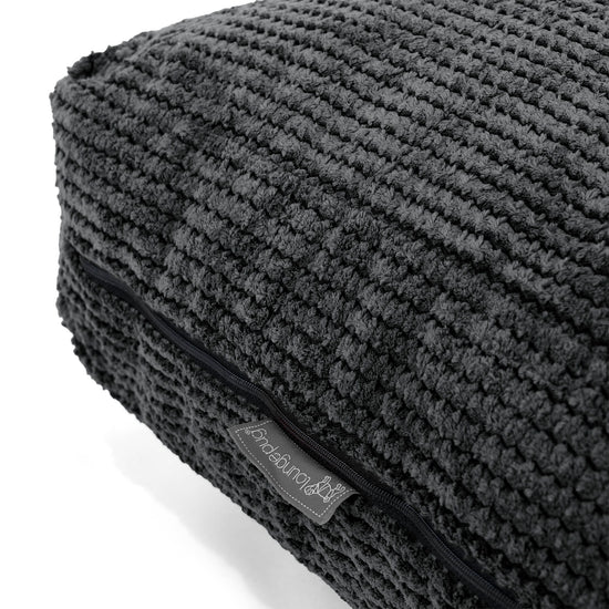 Large Floor Cushion - Pom Pom Black 02