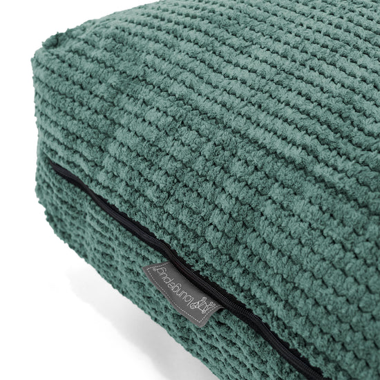 Large Floor Cushion - Pom Pom Emerald Green 02