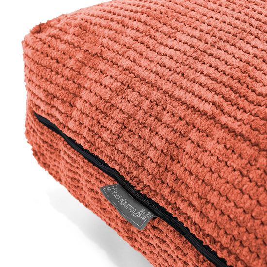 Large Floor Cushion - Pom Pom Pumpkin Orange 02