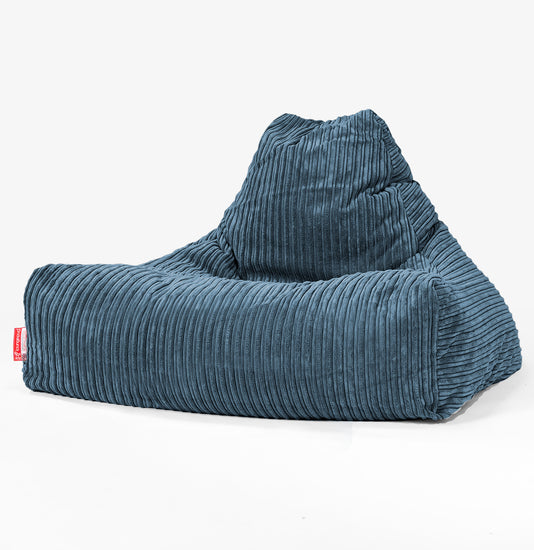 Lounger Beanbag - Cord Navy Blue 01
