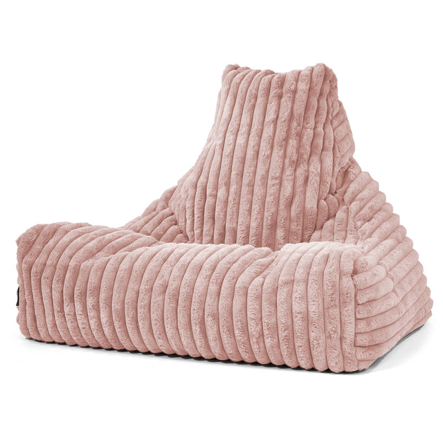 Lounger Beanbag - Ultra Plush Cord Dusty Pink 01