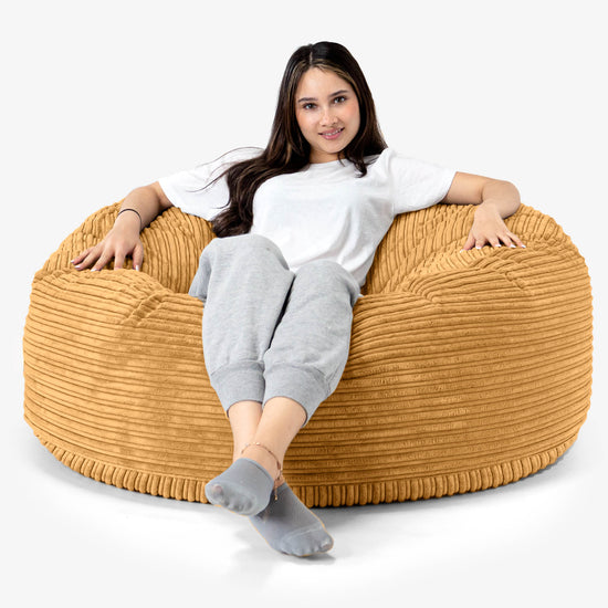 Mammoth Bean Bag Sofa - Cord Golden Honey 01