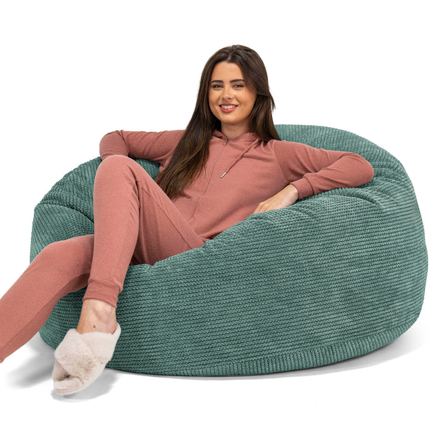 Mammoth Bean Bag Sofa - Pom Pom Emerald Green 01