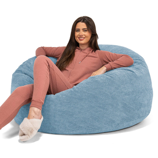 Mammoth Bean Bag Sofa - Pom Pom Sky Blue 01