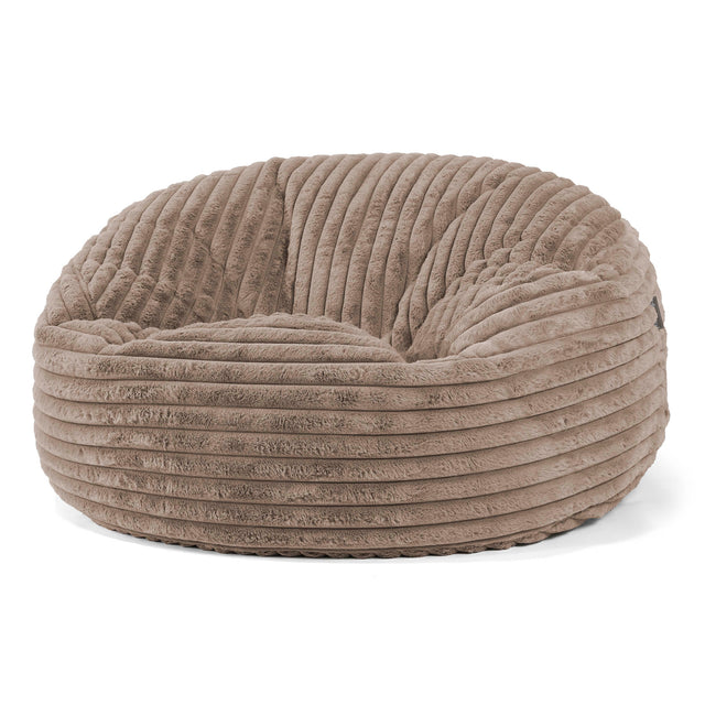 Mammoth Bean Bag Sofa - Ultra Plush Cord Minky 01