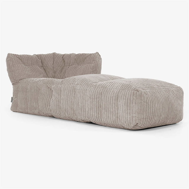 modular-sofa-bean-bag-right-chaise-section-cord-dovetail-grey 01