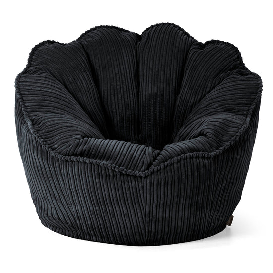 Natalia Sacco Bean Bag Chair - Cord Black 01