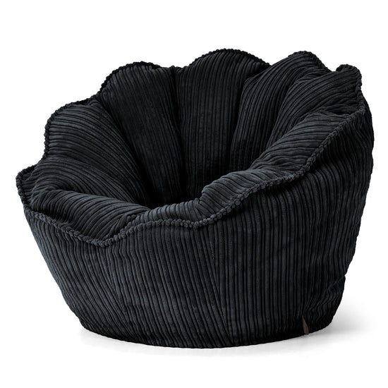 Natalia Sacco Bean Bag Chair - Cord Black 02