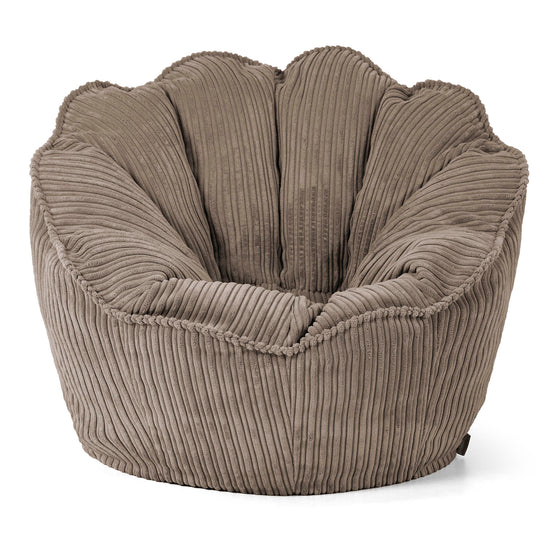 Natalia Sacco Bean Bag Chair - Cord Dovetail Grey 01