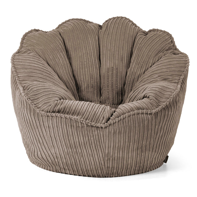 Natalia Sacco Bean Bag Chair - Cord Dovetail Grey 01