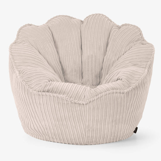 Natalia Sacco Bean Bag Chair - Cord Ivory 01