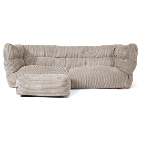 Natalia Sacco Bean Bag Chair - Cord Mink 02