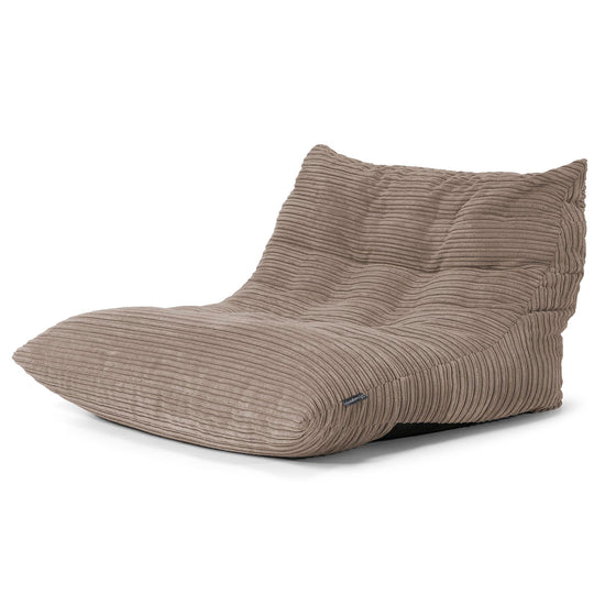 Noah Floor Chair Bean Bag - Cord Dovetail Grey 02