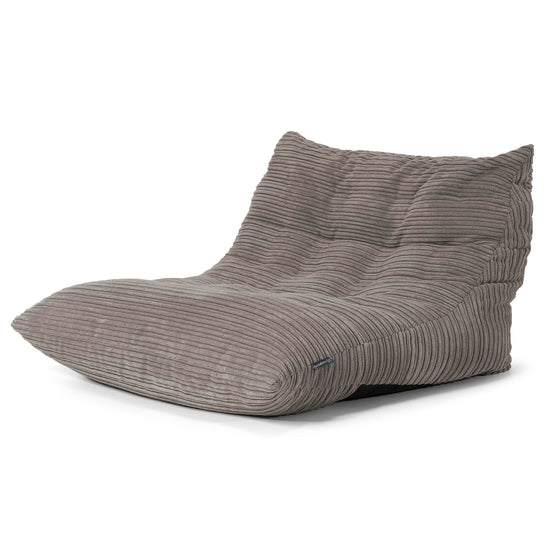 Noah Floor Chair Bean Bag - Cord Graphite 02
